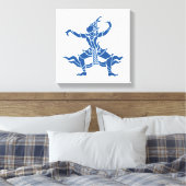 Toile SIX Danseuse thaïlandaise ⚠ Thaïlande ⚠ (Insitu(Chambre))