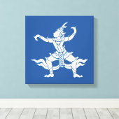 Toile SIX Danseuse thaïlandaise ⚠ Thaïlande ⚠ (Insitu (Plancher de Bois))