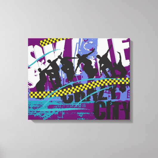 Toile Skate City (Recto)