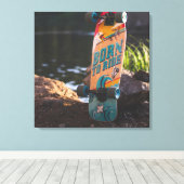 Toile Skateboard Né À Ride (Insitu (Plancher de Bois))