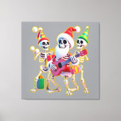 Toile **Skeleton 3D Christm Santa Party – Funnyas Skelet (Recto)