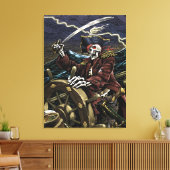 Toile Skeleton Pirate Canvas (Insitu(Salon))