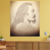 Toile "Sketch of Kitaro", musician, composer, artist (Insitu(Salon))