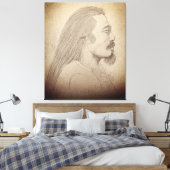 Toile "Sketch of Kitaro", musician, composer, artist (Insitu(Chambre))