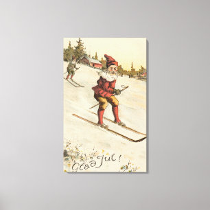 Toile Ski de GreetingSanta de Noël