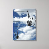 Toile Ski Lift et Sky (Recto)