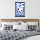 Toile Ski vintage d'Österreich (Insitu(Chambre))