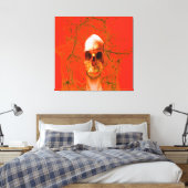 Toile Skull d'orange à Water (Insitu(Chambre))