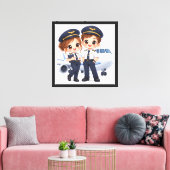 Toile Sky Crew Duo (Insitu(Salon))