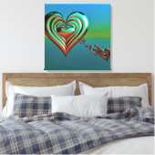 Toile Sky High Hearts (Insitu(Chambre))