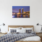Toile Skyline À Dusk, Sur La Grande Rivière (Insitu(Chambre))