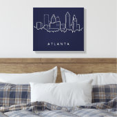 Toile Skyline Atlanta (Insitu(Chambre))