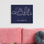 Toile Skyline Atlanta (Insitu(Salon))