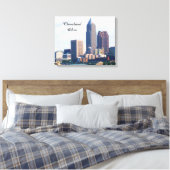 toile SKYLINE CLEVELAND OHIO (Insitu(Chambre))