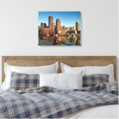 Toile Skyline de Boston (Insitu(Chambre))
