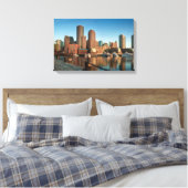 Toile Skyline de Boston (Insitu(Chambre))