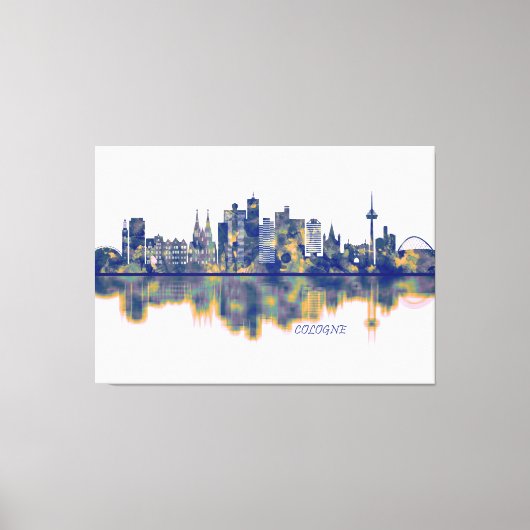 Toile Skyline de Cologne (Recto)