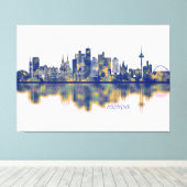 Toile Skyline de Cologne (Insitu (Plancher de Bois))