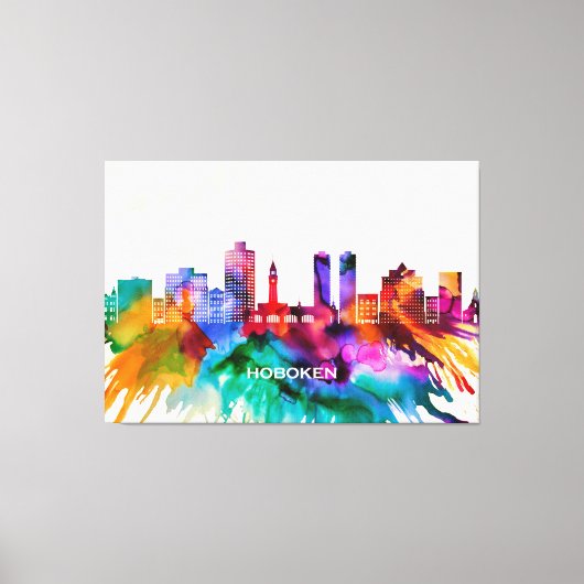 Toile Skyline de Hoboken (Recto)