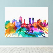 Toile Skyline de Hoboken (Insitu (Plancher de Bois))