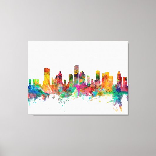 Toile Skyline de Houston (Recto)