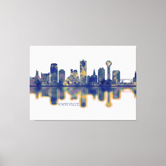 Toile Skyline de Knoxville (Recto)