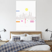 Toile Skyline de New York (Insitu(Chambre))