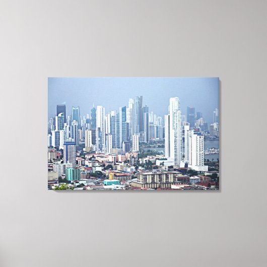 Toile Skyline de Panama City (Recto)