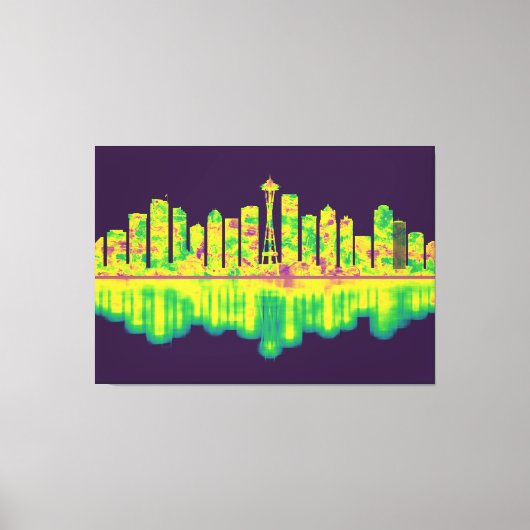 Toile Skyline de Seattle (Recto)
