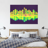 Toile Skyline de Seattle (Insitu(Chambre))