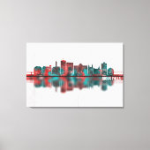 Toile Skyline de Sioux Falls (Recto)