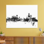 Toile Skyline Detroit Michigan (Insitu(Salon))