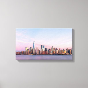 Toile Skyline du soir de New York
