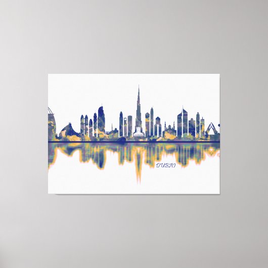 Toile Skyline Dubaï (Recto)