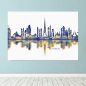 Toile Skyline Dubaï (Insitu (Plancher de Bois))