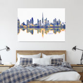 Toile Skyline Dubaï (Insitu(Chambre))
