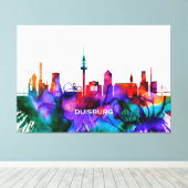 Toile Skyline Duisburg (Insitu (Plancher de Bois))
