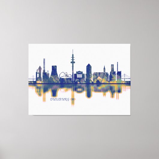 Toile Skyline Duisburg (Recto)