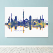 Toile Skyline Duisburg (Insitu (Plancher de Bois))