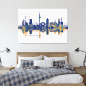 Toile Skyline Duisburg (Insitu(Chambre))