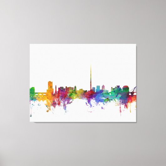 Toile Skyline Irlande de Dublin (Recto)
