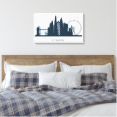 Toile Skyline London City (Insitu(Chambre))