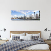 Toile Skyline Lower Manhattan avec Triptyque Lighthouse (Insitu(Chambre))