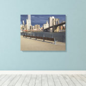Toile Skyline Manhattan, New York (Insitu (Plancher de Bois))