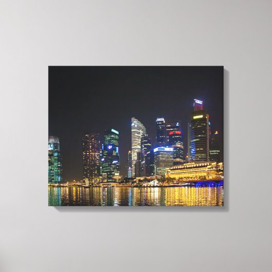 Toile Skyline Singapour pittoresque (Recto)