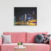 Toile Skyline Singapour pittoresque (Insitu(Salon))