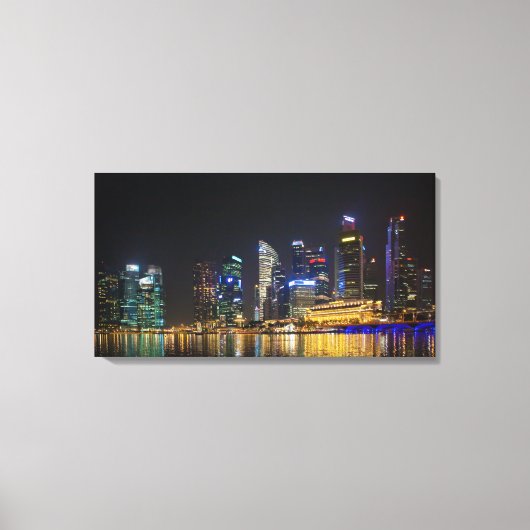 Toile Skyline Singapour pittoresque (Recto)
