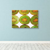 Toile Slices Kiwi (Insitu (Plancher de Bois))