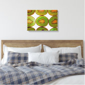 Toile Slices Kiwi (Insitu(Chambre))
