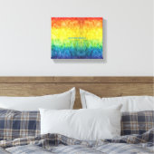 Toile SlipperyJoe drapeau gay pride couleurs arc-en-ciel (Insitu(Chambre))